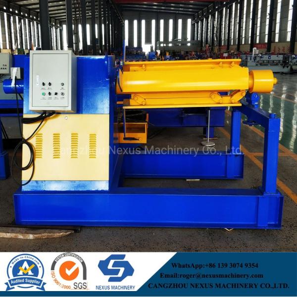 5 Tons Hydraulic Decoiler with Heading Support/Metal Coils Distributor