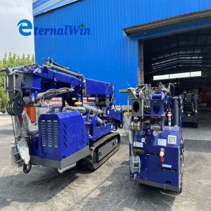 12 Ton Lifting Capacity Spider Crawler Crane with Telescopic Boom and 1 Year