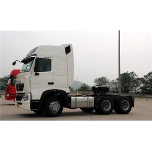 China Sinotruk howo 371HP Diesel tractor truck head 6x4 with HW76 cab with JOST saddle on sale