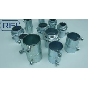 3/4" EMT Coupling Set Screw for Wall Application in 1/2"-4" Electrical Metallic