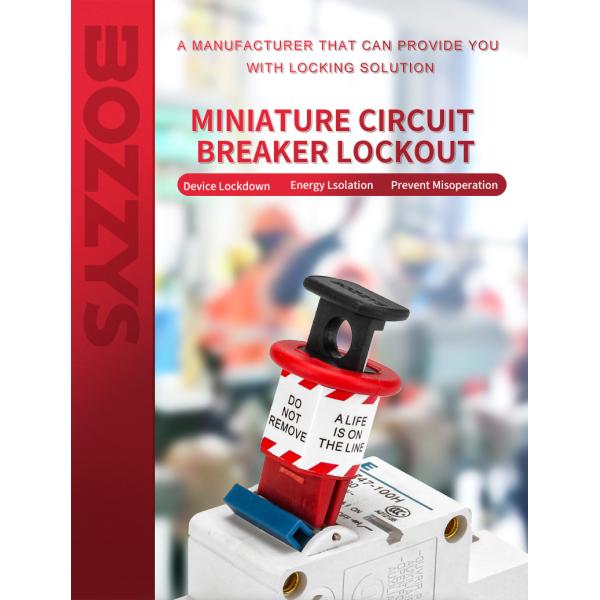 Small Industrial Circuit Breaker Lockout for Insulation Lockout