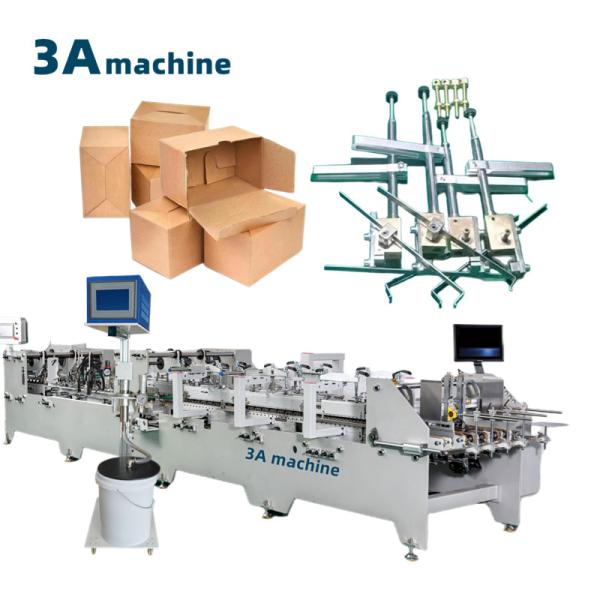 PLC Controlled CQT900YG-2 Corrugated Double Side Gluing Folding Machine for