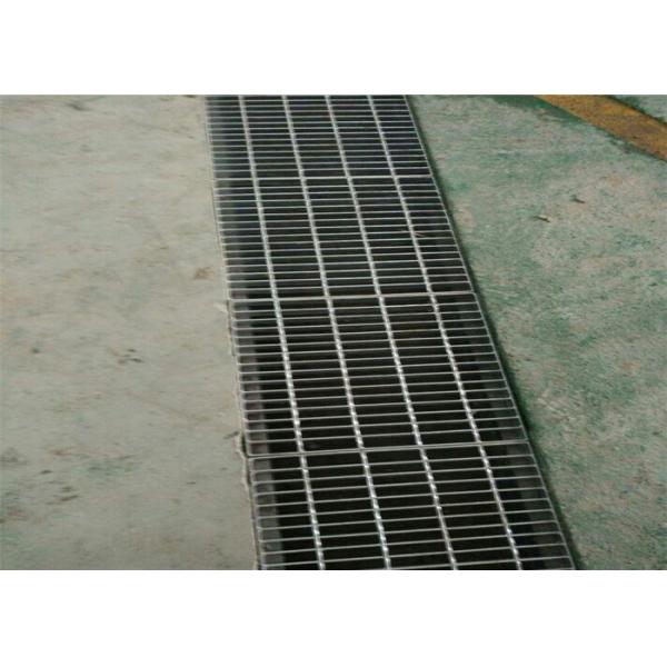 Flat Stair Gully Galvanized Serrated Grating 30 X 4mm With 6X6 Or 8X8mm Bar