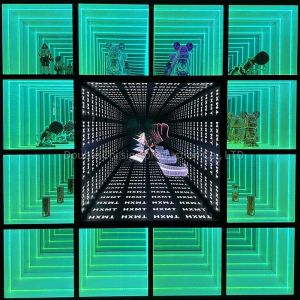 2024 Decorative Storage Dual-Purpose Indoor Outdoor Abyss Mirror Light Display