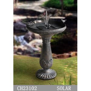 China Handmade Solar H 69CM Water Feature Led Lights on sale