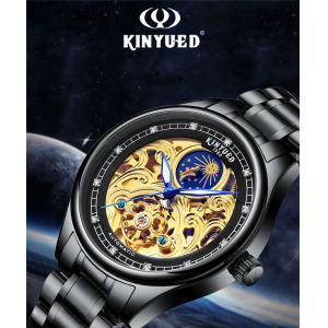 Luminous Tourbillon Skeleton Watch Classical With High Hardness Glass