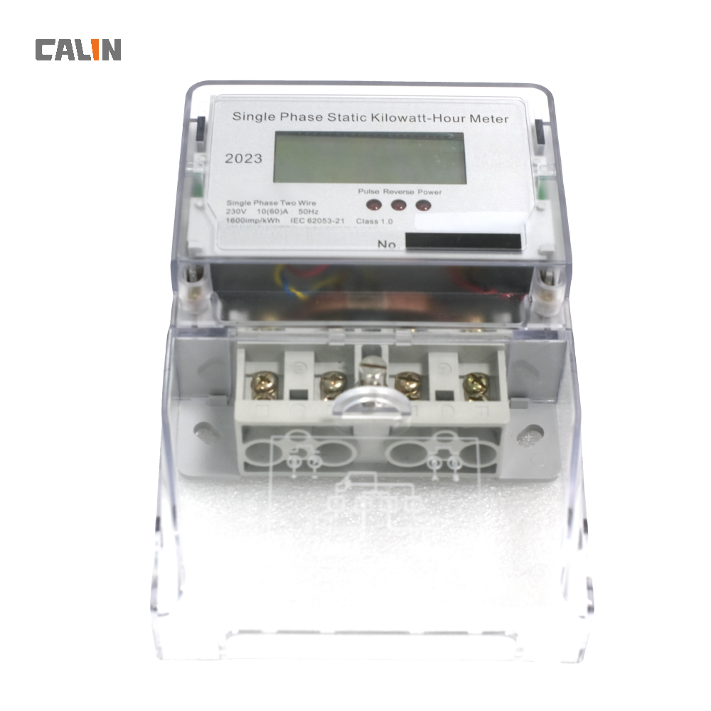 Load Switch Single Phase Electric Meter , Prepayment Electricity Meters