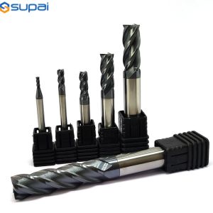 Carbide Square End Mill 1/2 In Shank 30 Degrees Helix Angle