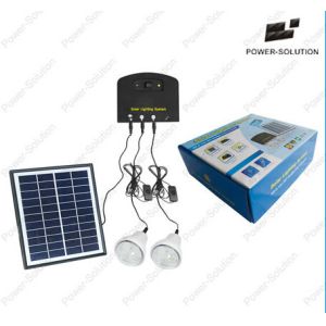 Cheap Portable Solar System with 3 Lamps and Mobile Phone Charging for sale