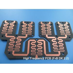 China PTFE High Frequency PCB On DK2.2 Dual Layer Cheap RF PTFE PCB for Couplers on sale China PTFE High Frequency PCB On DK2.2 Dual Layer Cheap RF PTFE PCB for Couplers on sale