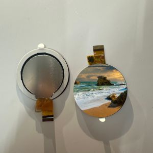 Cheap 1.3inch IPS TFT 380cd/M2 Brightness ALL o’clock viewing angle Circular Touch Lcd Display for sale