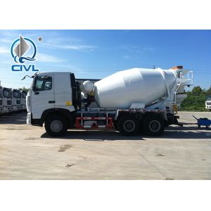 6 x 4 Driving Cement Mixer Truck Concrete Mixing Equipment With 10 CBM Mixer