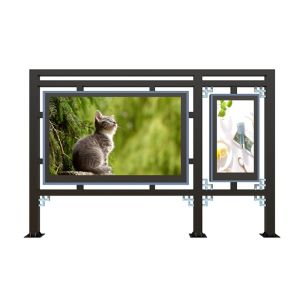 75 inch customized IP65 digital info kiosk outdoor free standing Interactive LCD