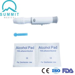 Medical Lancet Pen Lancing Device With 6 Penetration Depth For Diabetic Use