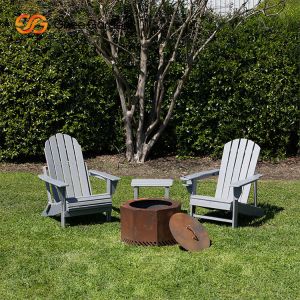 China Charcoal  Bonfire Fire Pit 19.5 Inch Portable Outdoor Wood Burning Smokeless on sale