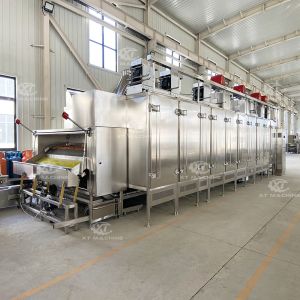 Continuous Nuts Roasting Machine 500kg/h With Adjustable Conveying Speed