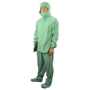 China Dust Proof Military Unisex 4L 100D 130g ESD Garment on sale