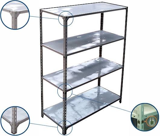 5 Tier Adjustable Heavy Duty Utility Rack Garage Metal Storage Rack Shelving