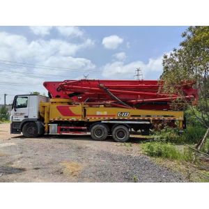 2.6mm Vibrating Amplitude Semi-Dry Shotcrete Concrete Pump Truck for Batching