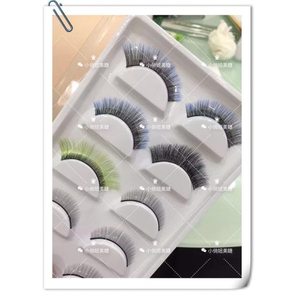 10 Pairs Long Lasting False Strip Eyelashes Fake Individual Eyelashes For Practice
