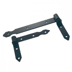 Cheap Zinc Powder Coated Gate Hinges Black Alloy Steel Lightweight Nice Looking for sale