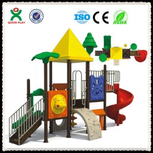 Outdoor home playground equipment for home, Plastic slide playground for family