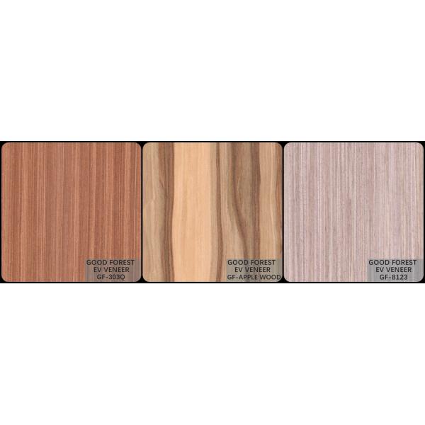 Engineered Custom Wood Veneer Panels Irregular Texture For Decoration ISO