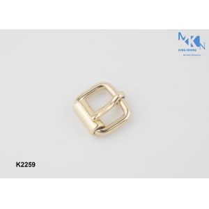 Cheap Custom Gold Shoe Buckles 15mm Size , Decorative Metal Strap Buckles K2259 for sale