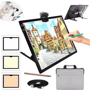 Ultra Slim Led Tracing Light Pad A4 Illuminated Drawing Light Box Board