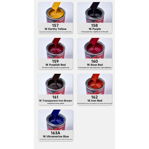 Auto Paint 1k Touch Up Paint For Car Scratches Violet Red Black White Color Acrylic Car Spray Paint Paint Thinner,Paint Mixing Cup