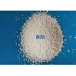 Iron Free Zirconia Beads Abrasive Media Blasting B40 250 - 425 μM For Metal