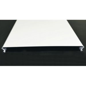 Unperforated Straight Edge Decorative Drop Ceiling Aluminium Strip , Width 100mm