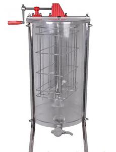 China 2 Frames Stainless Steel Transparent Manual Honey Extractor Beekeeping Equipment on sale