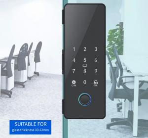 China Office Keyless Smart Door Lock Tuya Digital Fingerprint Electronic Code IC Card on sale