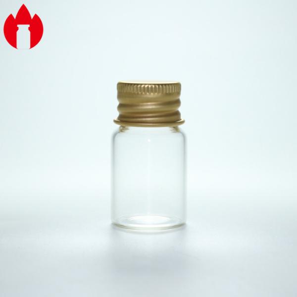 5ml Clear Screw Mouth Glass Vial With Aluminum Cap