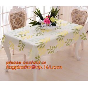 Table cloth PVC non-woven cloth waterproof cloth mat oil proof plastic