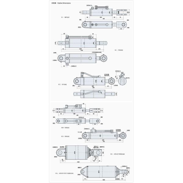 Multistage Push Plate Garbage Truck Hydraulic CylindersDouble Acting TS16949 Certification