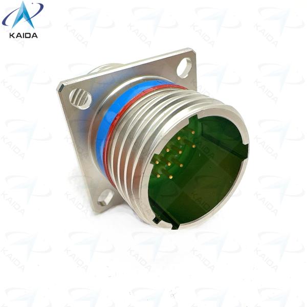 18-pin Copper Alloy Contact Hermetic Receptacle For MIL-DTL-38999 Series 3 Applications D38999 /20YD18PN