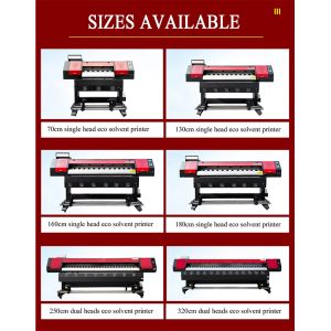 Digital Eco-Solvent Inkjet Printer for Creating Customised Poster Wallpaper Car