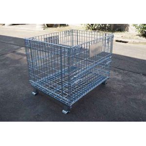 1000kg Galvanized Stackable Wire Mesh Storage Cages