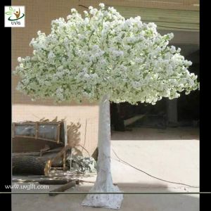 China UVG white artificial trees and flowers cherry blossom wedding tree for event planner CHR005 on sale
