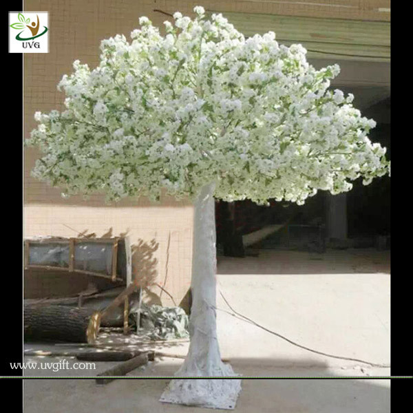 Quality UVG white artificial trees and flowers cherry blossom wedding tree for event planner CHR005 wholesale