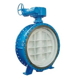 Manual Operation Double Eccentric Flange Butterfly Valve for Medium Temperature