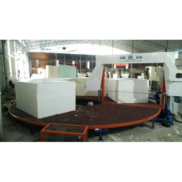 Horizontal Circle Foam Cutting Machine with 10000mm Blade Length and High