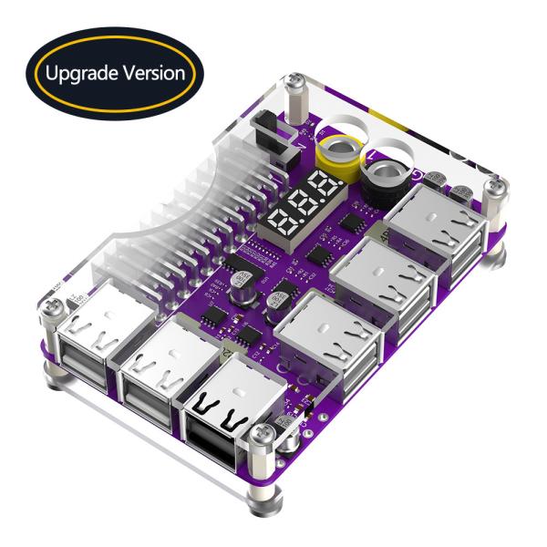 ATX 24 Pin Power Supply Breakout Board with Acrylic Case Kit 3 Digit LED Display
