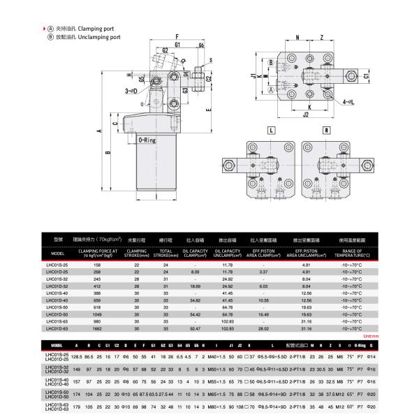 Steel Link Clamp Cylinder / Hydraulic Lever Clamp Heat Treatment OEM Service