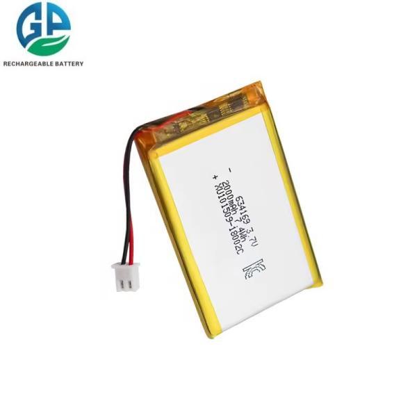 High Discharge Rate Battery 30C Max60C Rechargeable 634169 2000mAh 3.7V Li