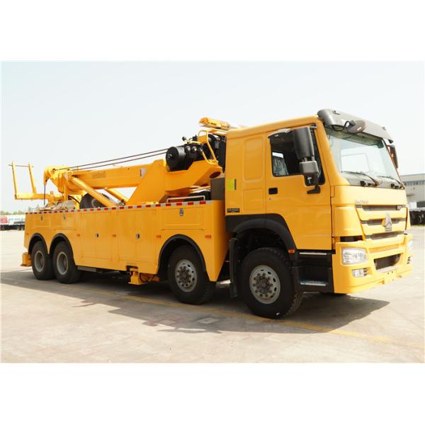 Quality Sinotruk HOWO 8X4 371HP 50T 360 Degree Rotation Recovery Tow Truck wholesale