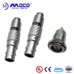 0B 2 pin plug and socket circular push pull connector for thermacam