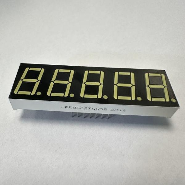 Quality 0.56inch 5-Digit Ultra Bright White 7 Segment LED Display Common Cathode for Process Control wholesale
